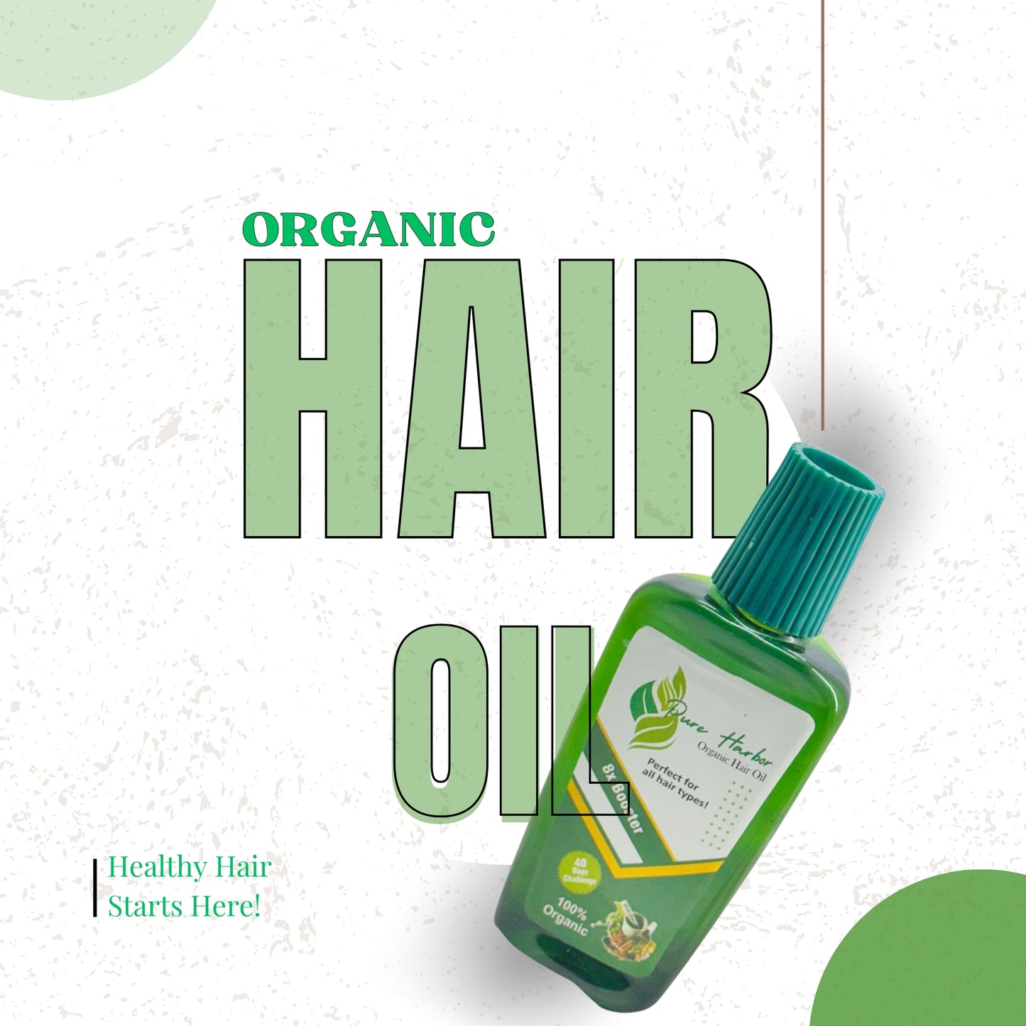 Pure Harbor Hair Oil (100ml) | 40 Days Challenge